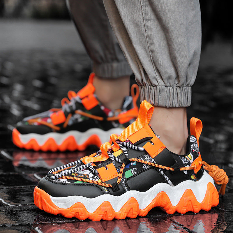Color matching casual sports shoes