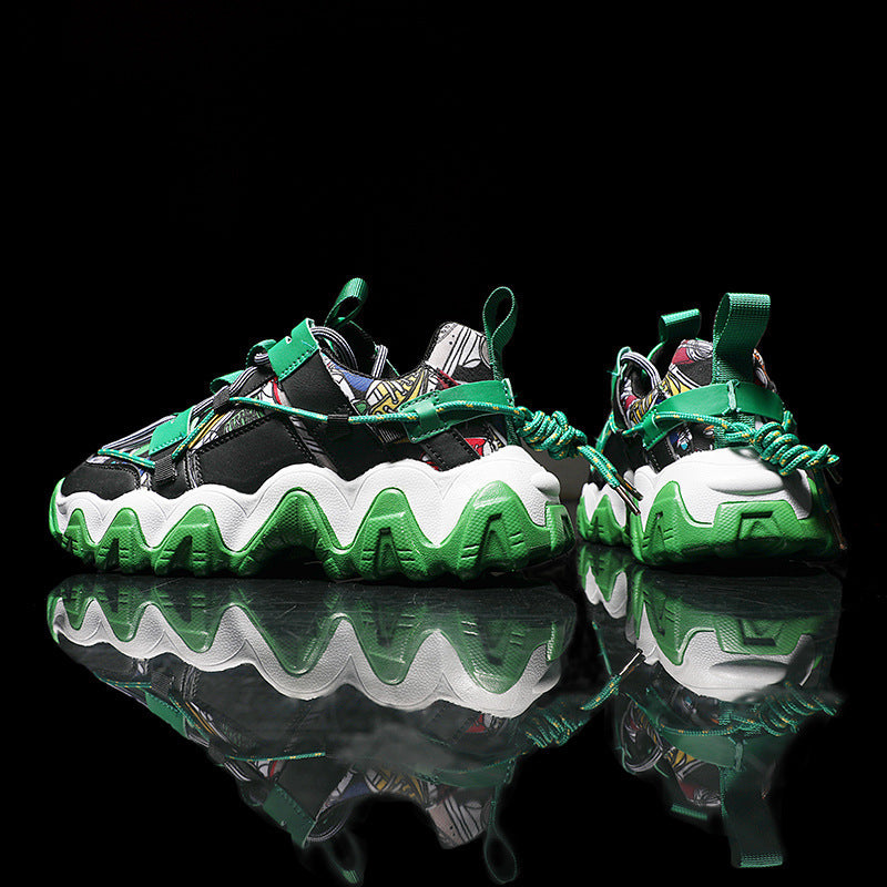 Color matching casual sports shoes