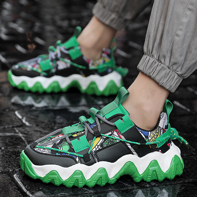 Color matching casual sports shoes